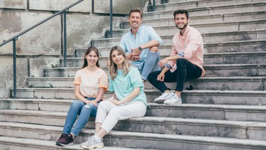 Happy ocean foods team