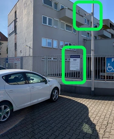 Carpark supermarket parkdepot system